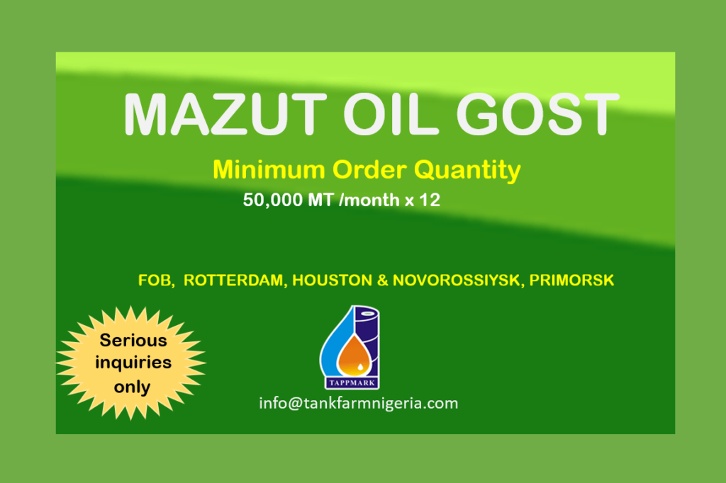 Mazut oil gost offers